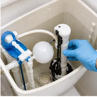便器の中へ水が流れ続けるの説明イメージ