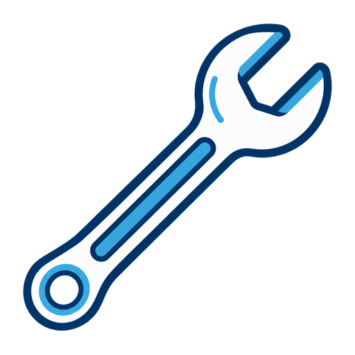 交換作業を示す工具のイラスト