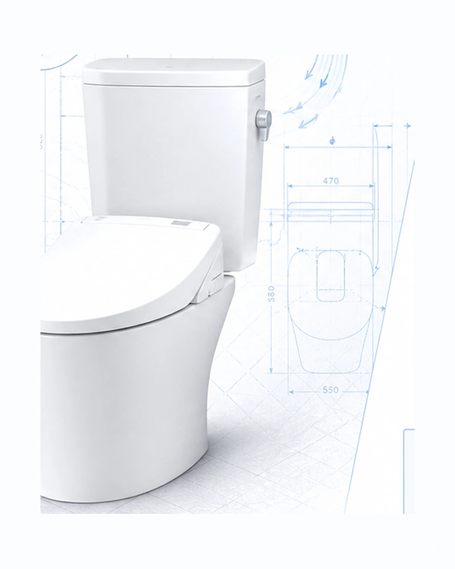 節水と家計を重視する方向けのトイレ外観参考写真