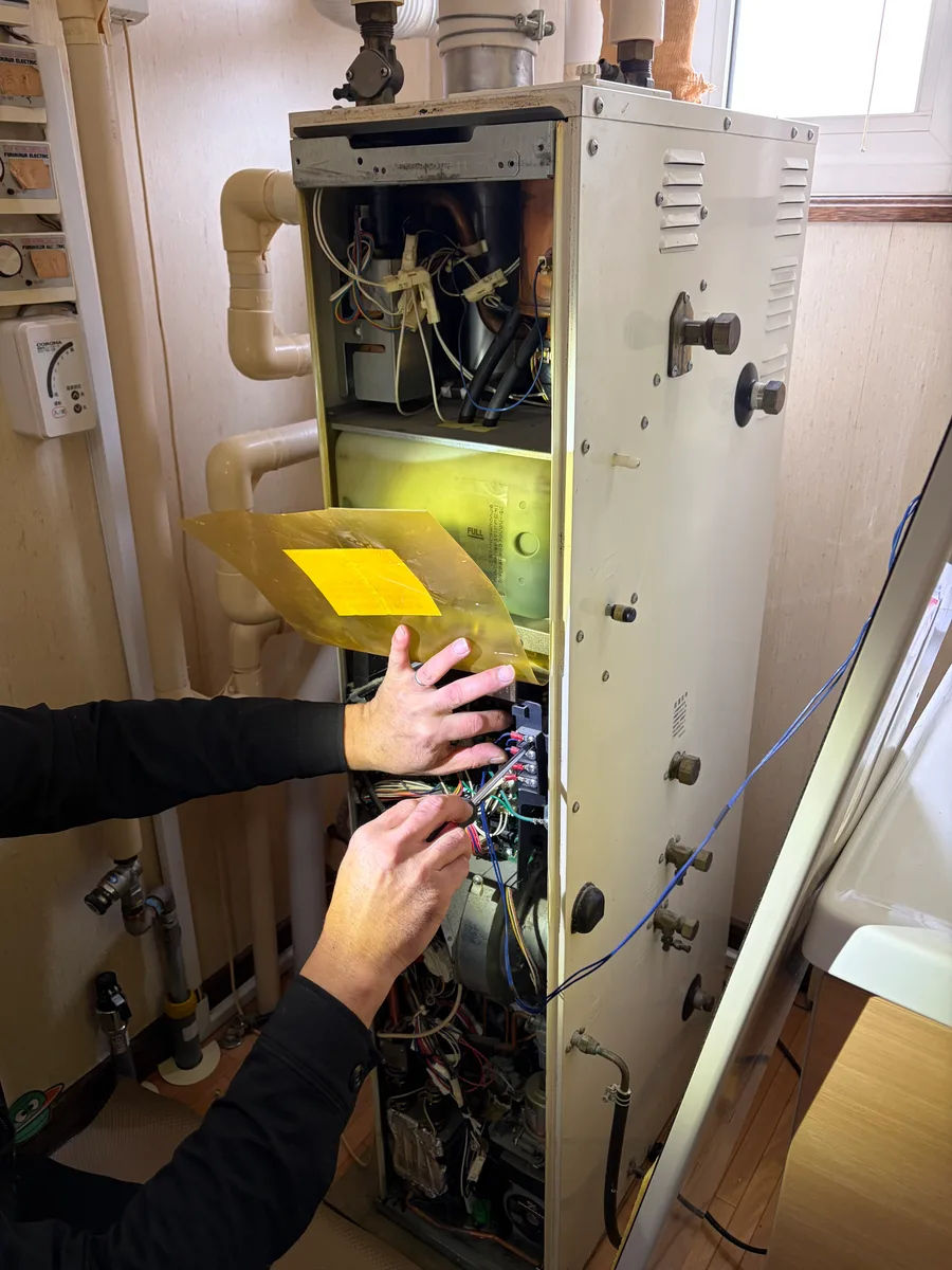 灯油ボイラー・石油給湯器 交換施工の実例写真