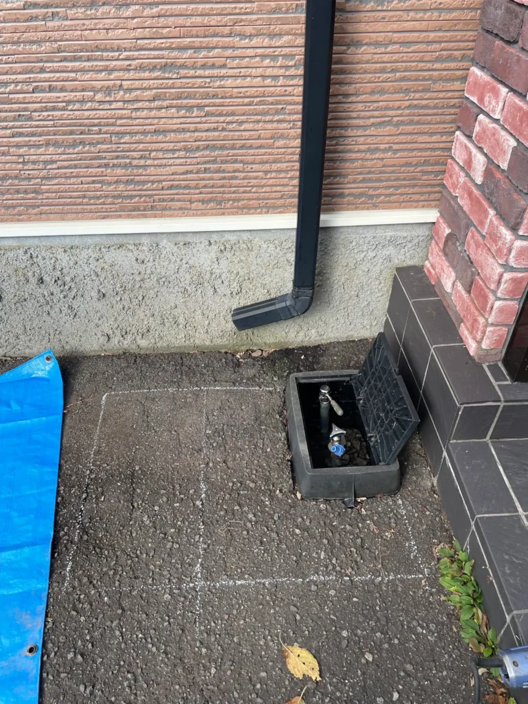 立水栓取替工事施工前写真