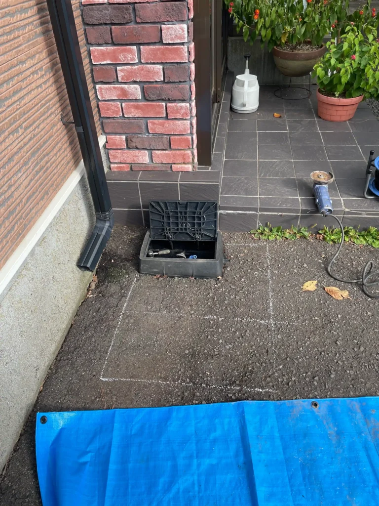 立水栓取替工事施工前写真