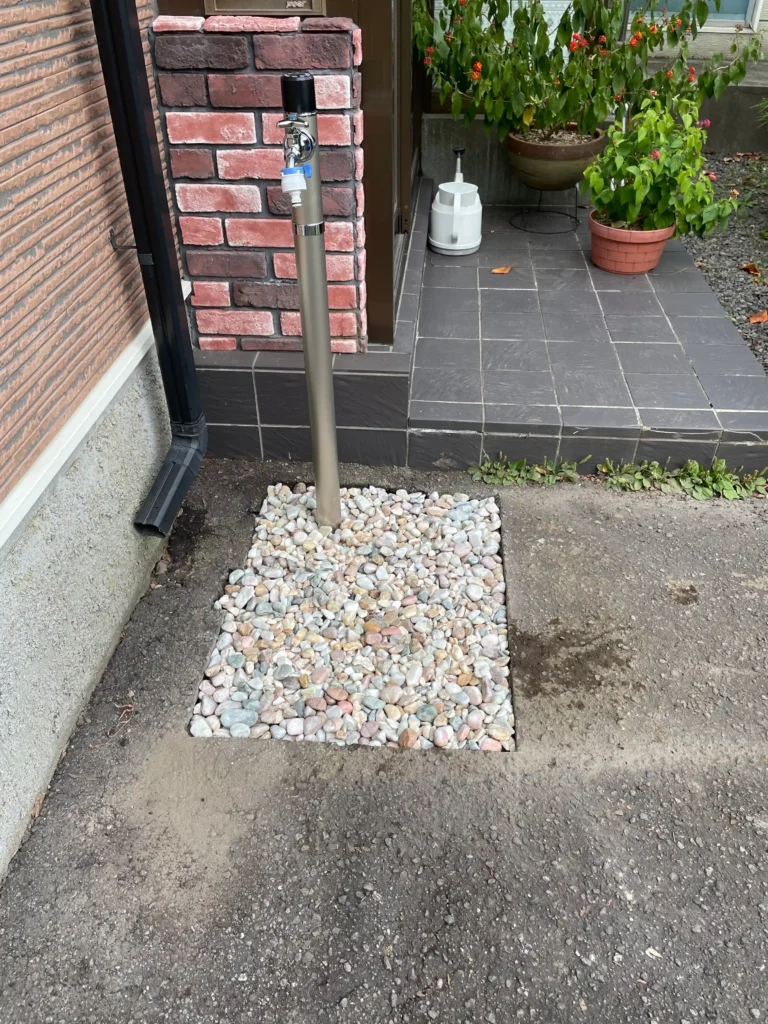 立水栓取替工事施工後