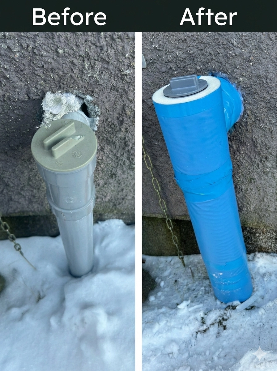 室蘭市排水改善工事ビフォーアフター写真