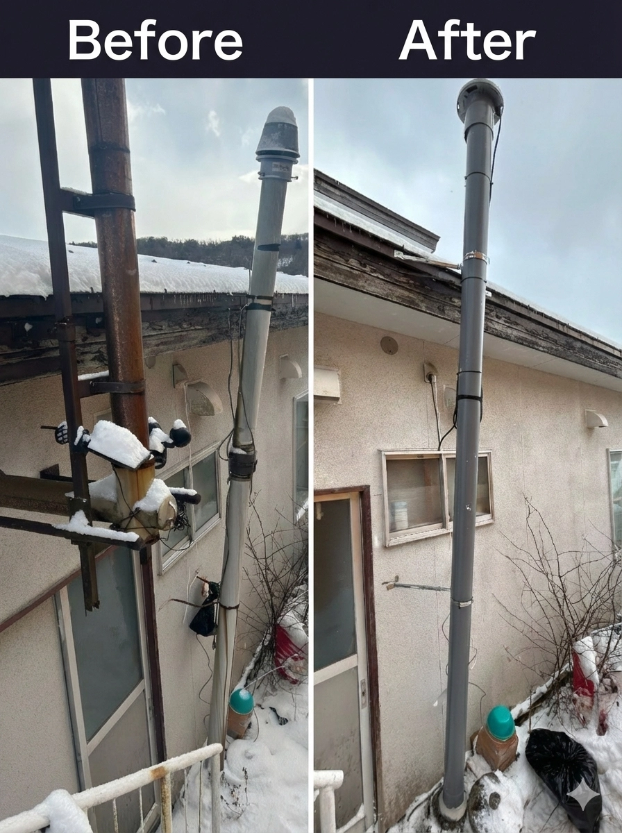 トイレ用換気扇取替工事