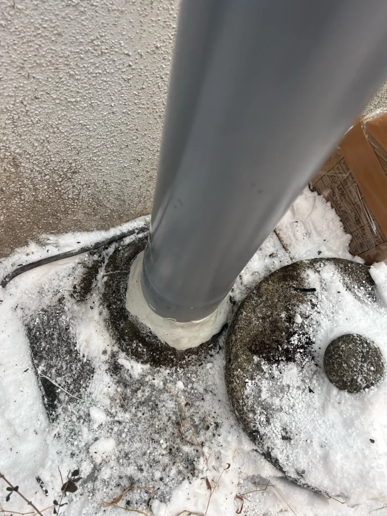 トイレ用換気扇エポキシ塗布後