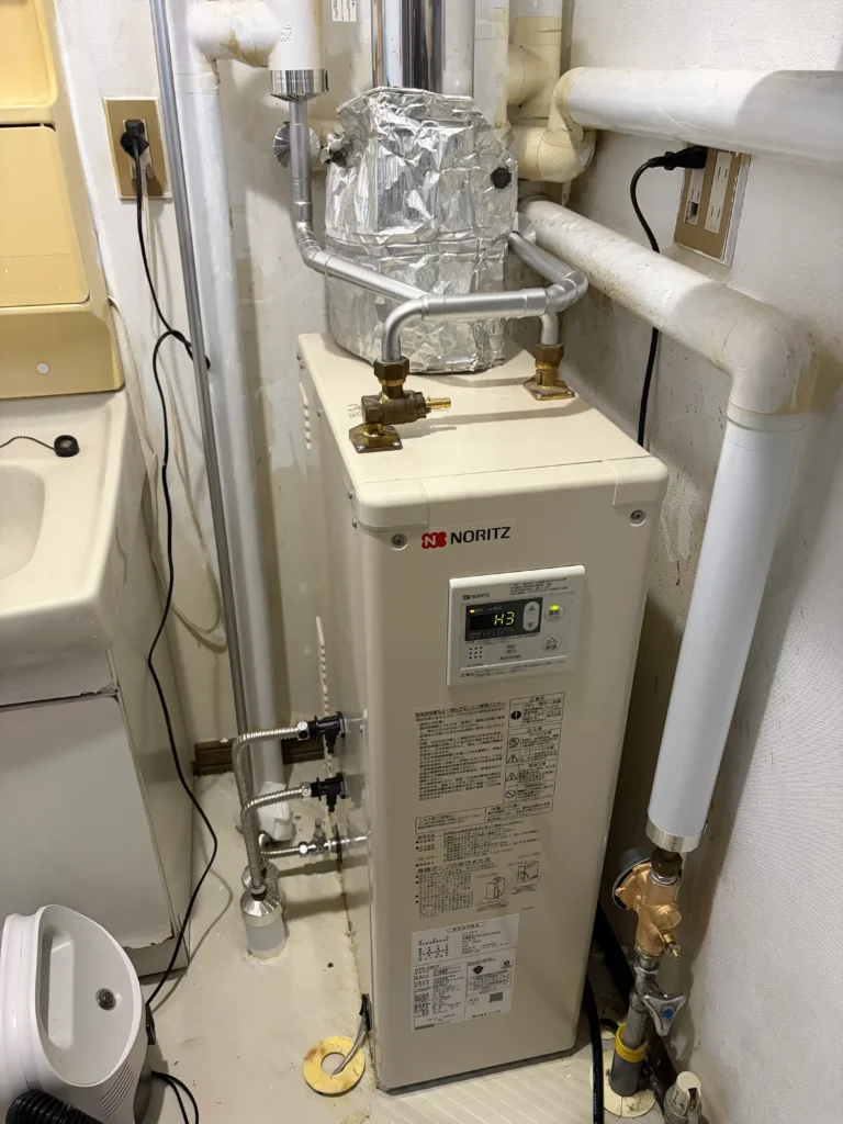 追い炊き機能付きボイラー交換工事施工後写真