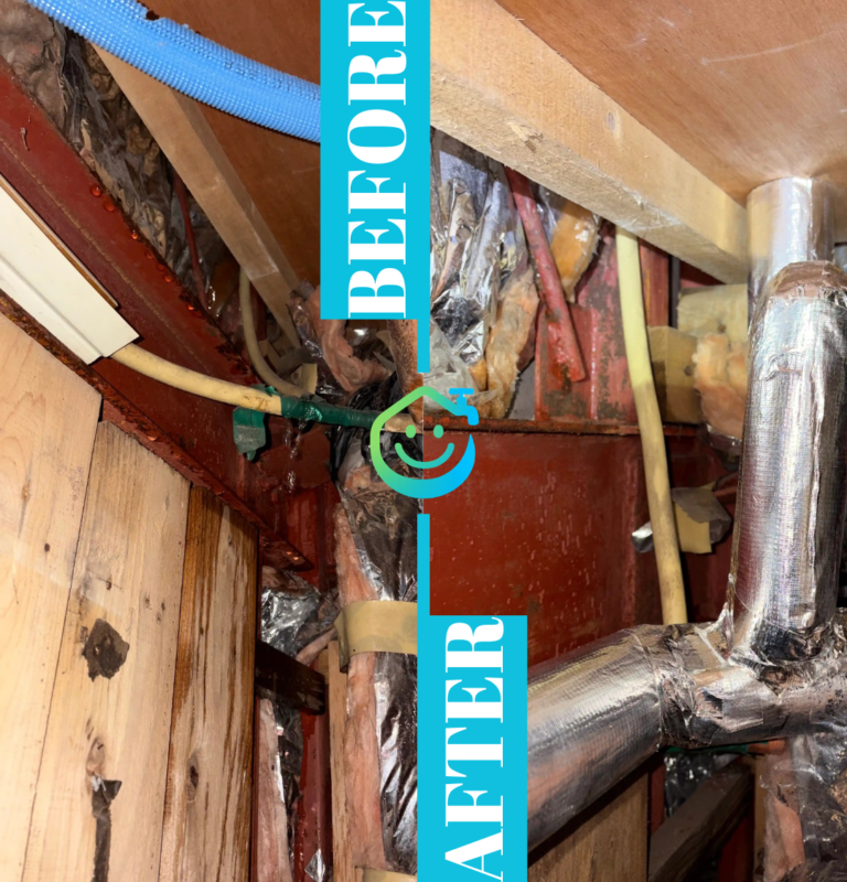 壁内の凍結破損による給水管水漏れ修理｜ルート是正まで行った根本改善工事